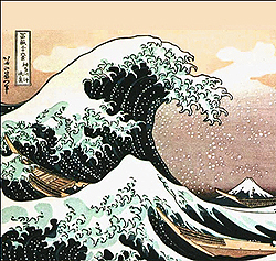 japanese tsunami painting